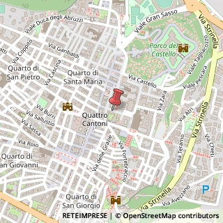Mappa Via Giuseppe Verdi, 23, 67100 L'Aquila, L'Aquila (Abruzzo)
