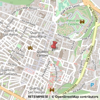 Mappa Via Giuseppe Verdi, 26, 67100 L'Aquila, L'Aquila (Abruzzo)