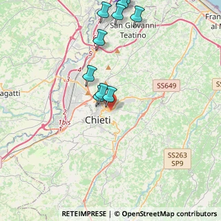 Mappa Via Padre Alessandro Valignani, 66100 Chieti CH, Italia (5.39333)