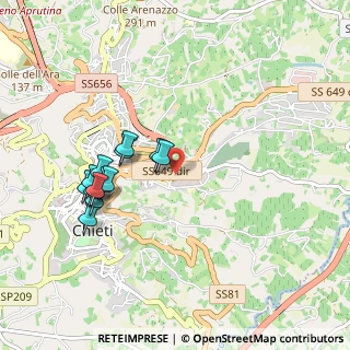 Mappa Via Padre Alessandro Valignani, 66100 Chieti CH, Italia (0.95538)