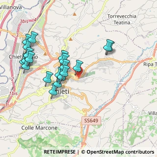 Mappa Via Padre Alessandro Valignani, 66100 Chieti CH, Italia (2.123)