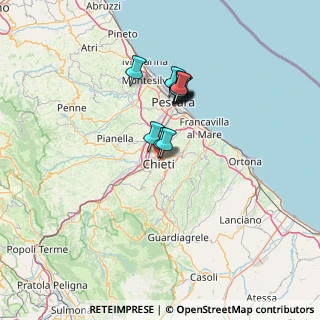 Mappa Via Beniamino e Giovanni D'Andrea, 66100 Chieti CH, Italia (10.49333)