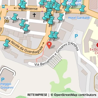 Mappa Via Beniamino e Giovanni D'Andrea, 66100 Chieti CH, Italia (0.09893)