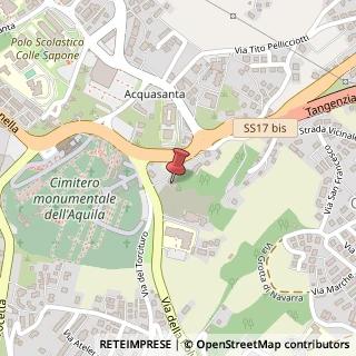 Mappa P.zza G. Porto Snc, Via Francesco Savini, 0, 67100 L'Aquila AQ, Italia, 67100 L'Aquila, L'Aquila (Abruzzo)