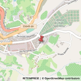 Mappa Via Ferdinando Ferri, 25/27, 66100 Chieti, Chieti (Abruzzo)
