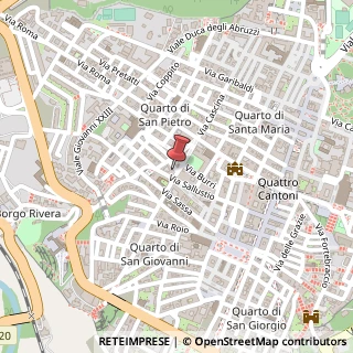Mappa Via Sallustio, 41, 67100 L'Aquila, L'Aquila (Abruzzo)