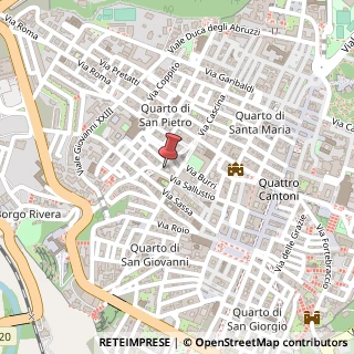 Mappa Via Sallustio, 107, 67100 L'Aquila, L'Aquila (Abruzzo)