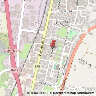 Mappa Via Ramiro Ortiz, 47, 66100 Chieti, Chieti (Abruzzo)