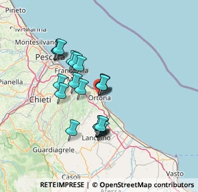 Mappa Via Francesco Paolo Cespa, 66026 Ortona CH, Italia (11.8045)