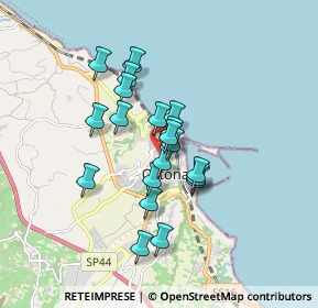 Mappa Via Francesco Paolo Cespa, 66026 Ortona CH, Italia (1.399)