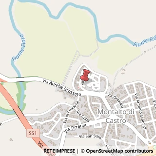Mappa Via Umberto I, 9, 01014 Montalto di Castro, Viterbo (Lazio)