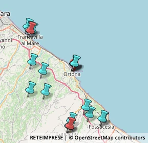 Mappa Via Cervana, 66026 Ortona CH, Italia (9.6765)