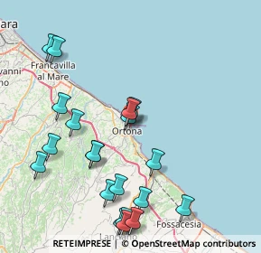 Mappa Via Cervana, 66026 Ortona CH, Italia (9.611)