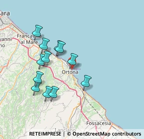 Mappa Via Cervana, 66026 Ortona CH, Italia (7.11417)