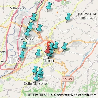 Mappa Via Camillo de Nardis, 66100 Chieti CH, Italia (1.993)