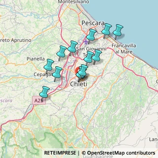 Mappa Via Mazzetti Giuseppe Maria, 66100 Chieti CH, Italia (5.81154)