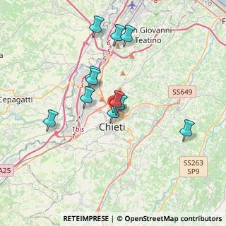 Mappa Via Vicoli Francesco e Luigi, 66100 Chieti CH, Italia (3.39273)