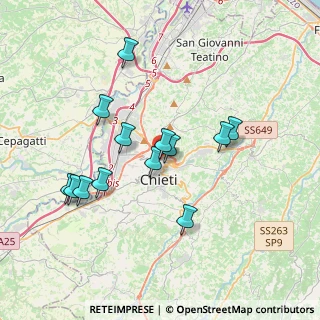 Mappa Via Camillo de Nardis, 66100 Chieti CH, Italia (3.56923)