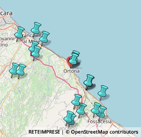 Mappa Via Carlo Bernabeo, 66026 Ortona CH, Italia (9.1345)