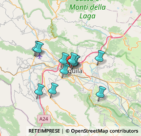 Mappa Via Arischia, 67100 L'Aquila AQ, Italia (5.38)