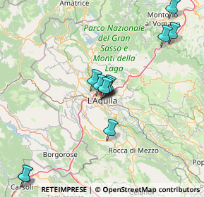 Mappa Via Arischia, 67100 L'Aquila AQ, Italia (15.42583)