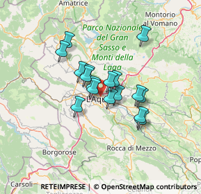 Mappa Via Arischia, 67100 L'Aquila AQ, Italia (9.92)