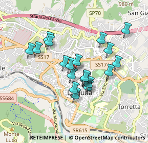 Mappa Via Arischia, 67100 L'Aquila AQ, Italia (0.77)