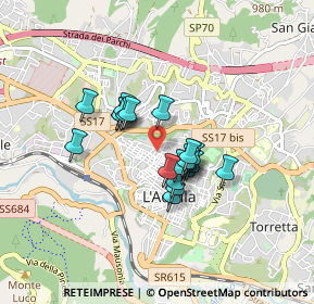 Mappa Via Arischia, 67100 L'Aquila AQ, Italia (0.621)