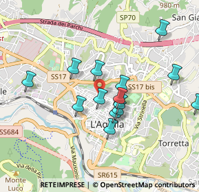 Mappa Via Arischia, 67100 L'Aquila AQ, Italia (0.86571)