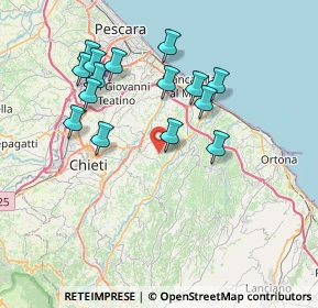 Mappa Contrada S. Stefano, 66010 Ripa teatina CH, Italia (7.63267)