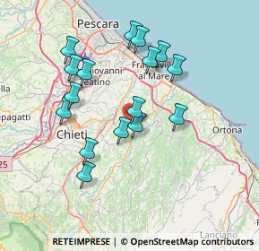 Mappa Contrada S. Stefano, 66010 Ripa teatina CH, Italia (7.09688)