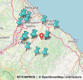 Mappa Contrada S. Stefano, 66010 Ripa teatina CH, Italia (6.96647)