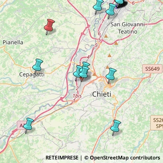 Mappa IERVESE MONIA SNC-BIGL.FFSS, 66100 Chieti CH, Italia (6.59167)
