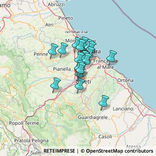 Mappa IERVESE MONIA SNC-BIGL.FFSS, 66100 Chieti CH, Italia (9.11053)