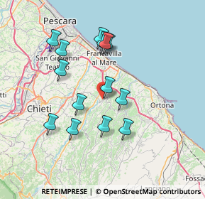 Mappa Via Circonvallazione Colle, 66010 Miglianico CH, Italia (7.01571)