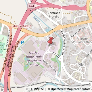 Mappa Via Ulisse Nurzia, 67100 L'Aquila AQ, Italia, 67100 L'Aquila, L'Aquila (Abruzzo)
