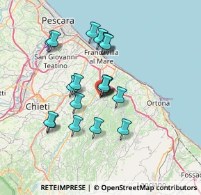 Mappa Via Roma, 66010 Miglianico CH, Italia (6.071)