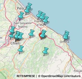 Mappa Via Roma, 66010 Miglianico CH, Italia (8.5525)