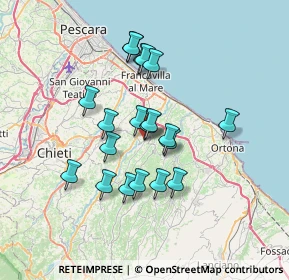 Mappa Via Roma, 66010 Miglianico CH, Italia (6.023)