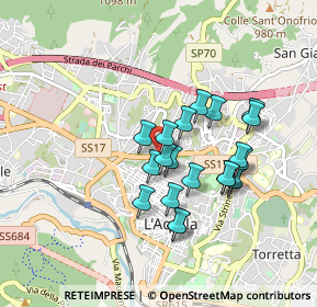 Mappa Viale Della Croce Rossa, 67100 L'Aquila AQ, Italia (0.7575)