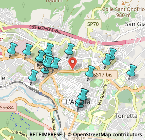 Mappa Viale Della Croce Rossa, 67100 L'Aquila AQ, Italia (0.989)