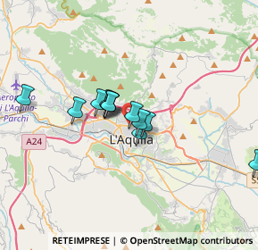 Mappa Viale Della Croce Rossa, 67100 L'Aquila AQ, Italia (2.6175)