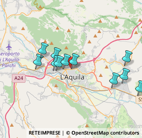 Mappa Viale Della Croce Rossa, 67100 L'Aquila AQ, Italia (3.67364)