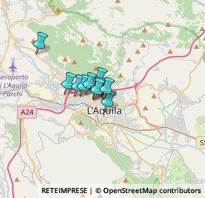 Mappa Viale Della Croce Rossa, 67100 L'Aquila AQ, Italia (1.71818)