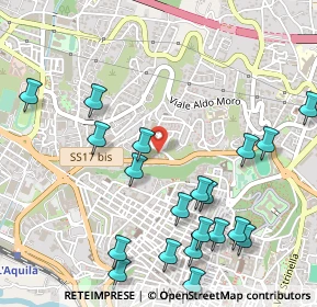 Mappa Viale Della Croce Rossa, 67100 L'Aquila AQ, Italia (0.6555)