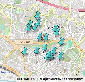 Mappa Viale Della Croce Rossa, 67100 L'Aquila AQ, Italia (0.402)