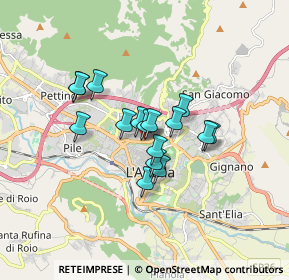 Mappa Viale Della Croce Rossa, 67100 L'Aquila AQ, Italia (1.20938)