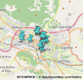 Mappa Viale Della Croce Rossa, 67100 L'Aquila AQ, Italia (0.9225)