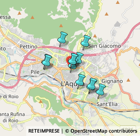 Mappa Viale Della Croce Rossa, 67100 L'Aquila AQ, Italia (1.1575)