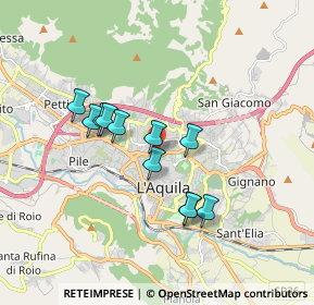 Mappa Viale Della Croce Rossa, 67100 L'Aquila AQ, Italia (1.50818)